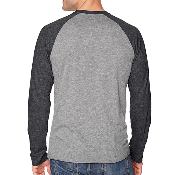 NWT OTS NFL Atlanta Falcons Gray Raglan Tee Sz M - Picture 2 of 7